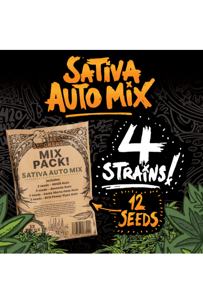 Auto Sativa Mix feminized, Seedstockers