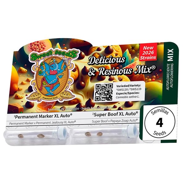 Auto Delicious & Resinous feminized, Sweet Seeds