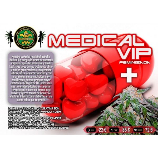 Medical VIP feminised, VIP SEEDS