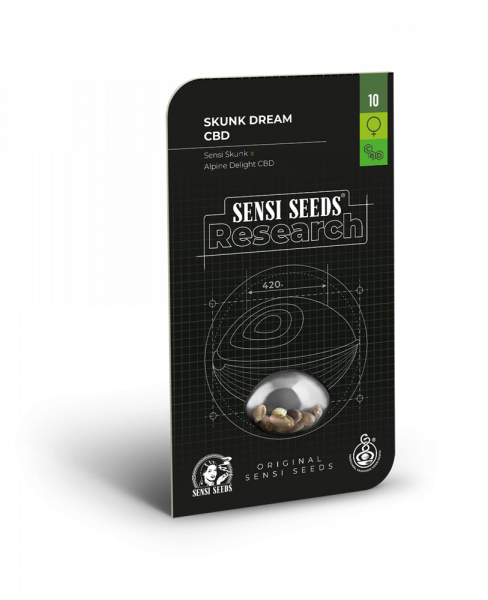 CBD Skunk Dream Feminized, Sensi Seeds research, 1 фемінізоване, 1